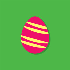egg easter flat icon  vector illustration eps10