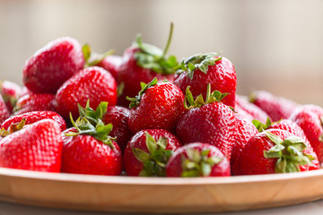 strawberries in a bowl