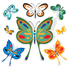 Butterflies School Set ONe