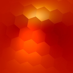 Abstract Orange Colored Background. Polygonal Business Backdrop.