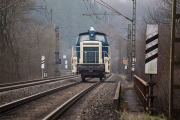 single german freight train locomotive