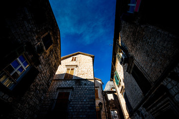Fototapeta na wymiar Kotor old city in Montenegro