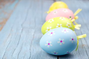 Obraz na płótnie Canvas Easter eggs decoration