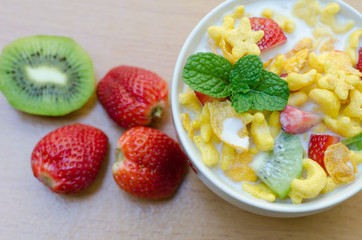 cereals with fruit