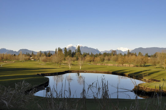 Beautiful golf course in Vancouver