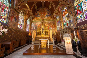 Fotobehang Basiliek van het Heilig Bloed in Brugge, België © Jose Ignacio Soto
