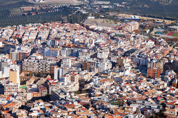 Residential districts in andalusian city.  Jaen, Spain