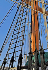 An Old Sailing Ship's Rigging