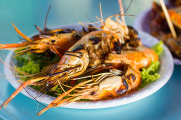 Grilled shrimp