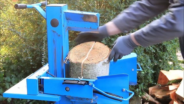 Holzspalter, hydraulisch, elektrisch, Brennholz spalten, Feuerho