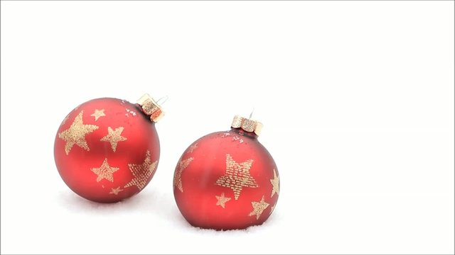 Schneeflocken, Weihnachten, Video, Kugeln 