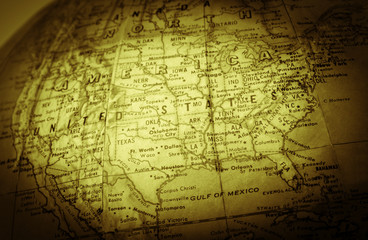 Fototapeta premium Brown Map