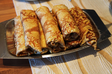 Gefüllte Pfannkuchen