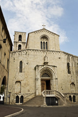 Fototapeta na wymiar Grasse Cathedral