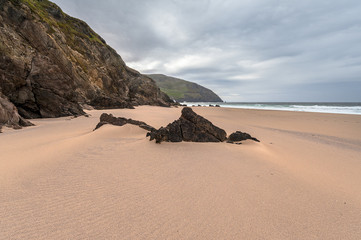 Slea Head, Irlandia, plaza po odpływie © janmiko