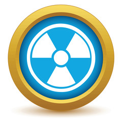 Gold nuclear icon