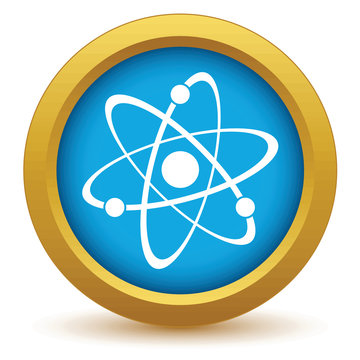 Gold Atom Icon