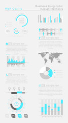 High quality business infographic elements