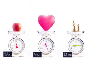 The most important things in life: health, love and money. Healt