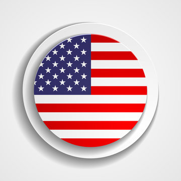 USA button