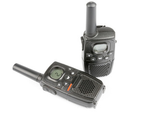 Black Personal Radio isolated on white