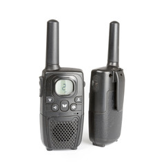 Black Personal Radio isolated on white