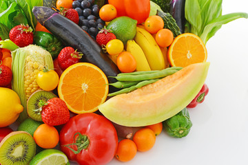 新鮮な野菜と果物