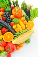新鮮な野菜と果物