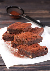 Chocolate cake brownies