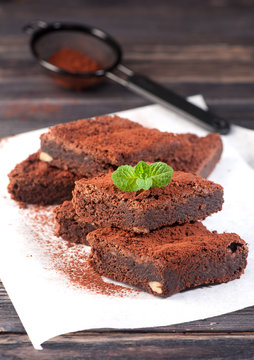 Chocolate cake brownies