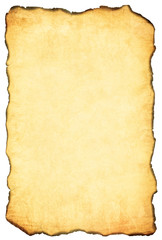 Retro paper on white background