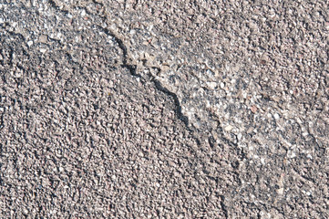Betongehwegplatte nach Jahren