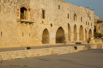 Fototapeta premium The public square at Deir el-Qamar village