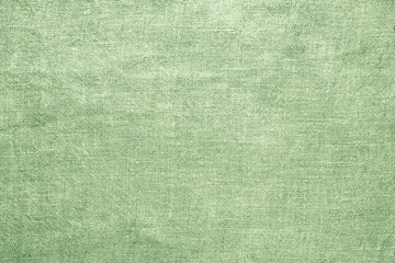 old linen green burlap texture material background