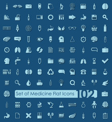 Set of medicine icons