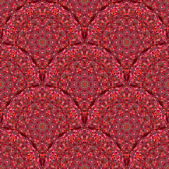 Abstract Seamless Red Geometric Vector Pattern