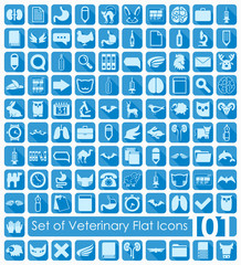 Set of veterinary icons