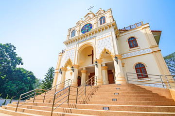 Fototapeta premium Suebnathitham church, located in Chiang Mai, Thailand.