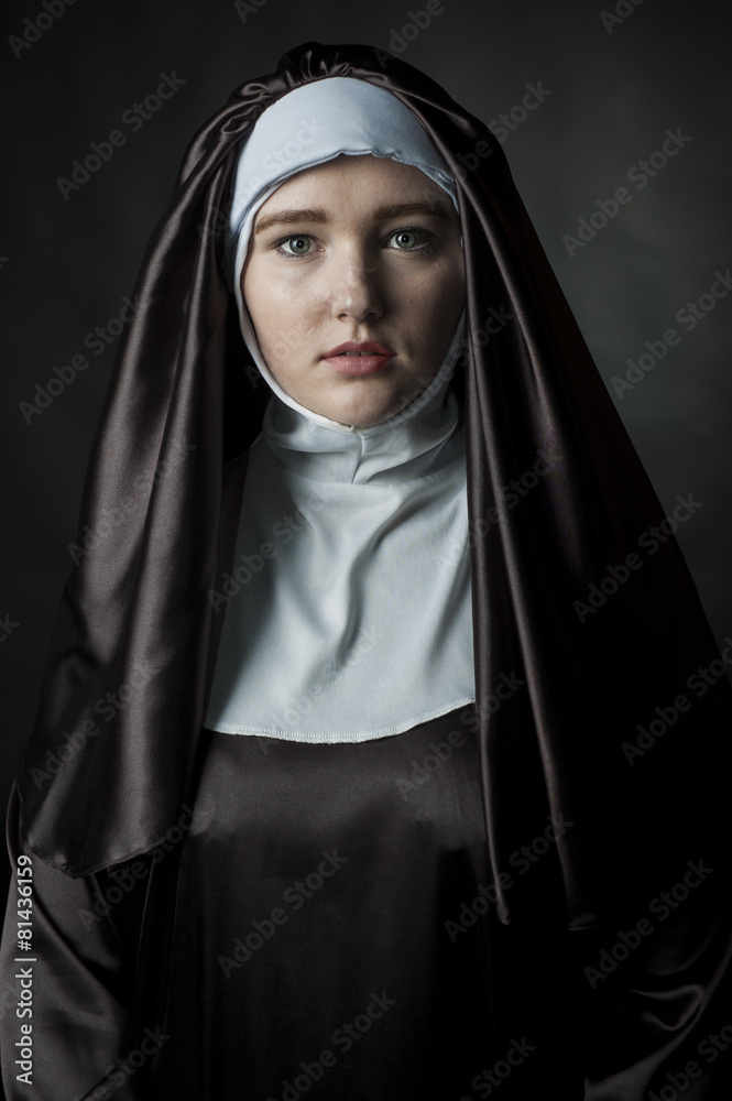 Canvas Prints catholic nun