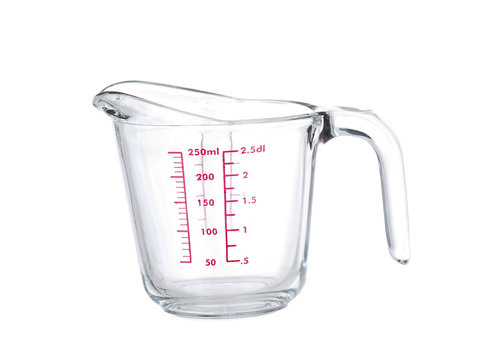 Set Of Measuring Cups Stacked On White Background Close Up Stock Photo -  Download Image Now - iStock