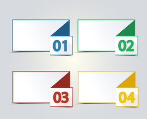 Numbered Banners