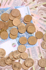 european money, ukrainian hryvnia