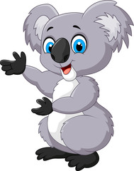Happy cartoon koala © tigatelu
