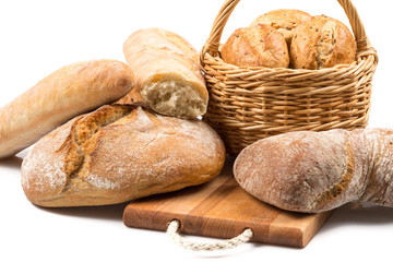 Composition with bread