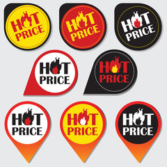 Hot price stickers