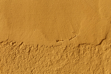 yellow plaster wall
