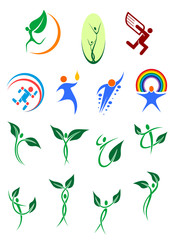 Eco friendly and environment protection symbols