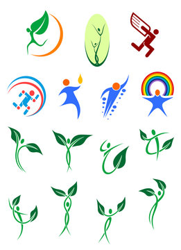 Eco friendly and environment protection symbols
