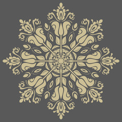 Orient Abstract Vector Pattern