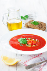 Tomato gazpacho soup